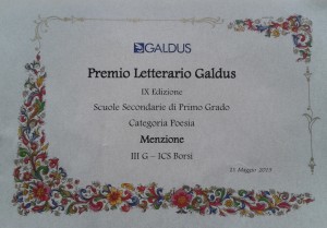 premio concorso Galdus